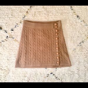 Virgin Wool Mini Skirt